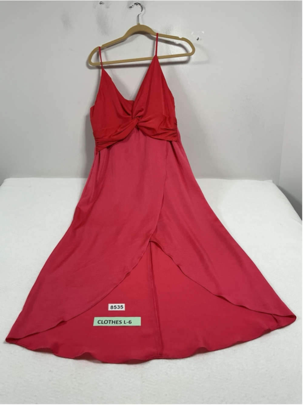 Womans Excellent Condition Bar III Dresses Sun Dress Large Orange Pink